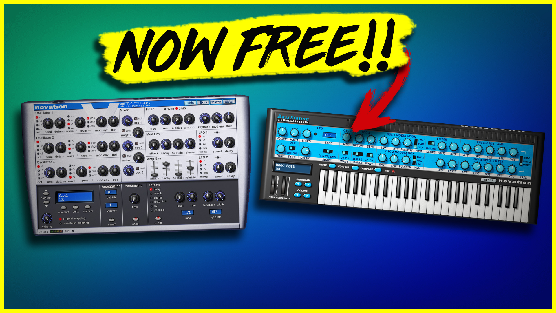 Free Vst Instruments From Novation V Station B Station Audio