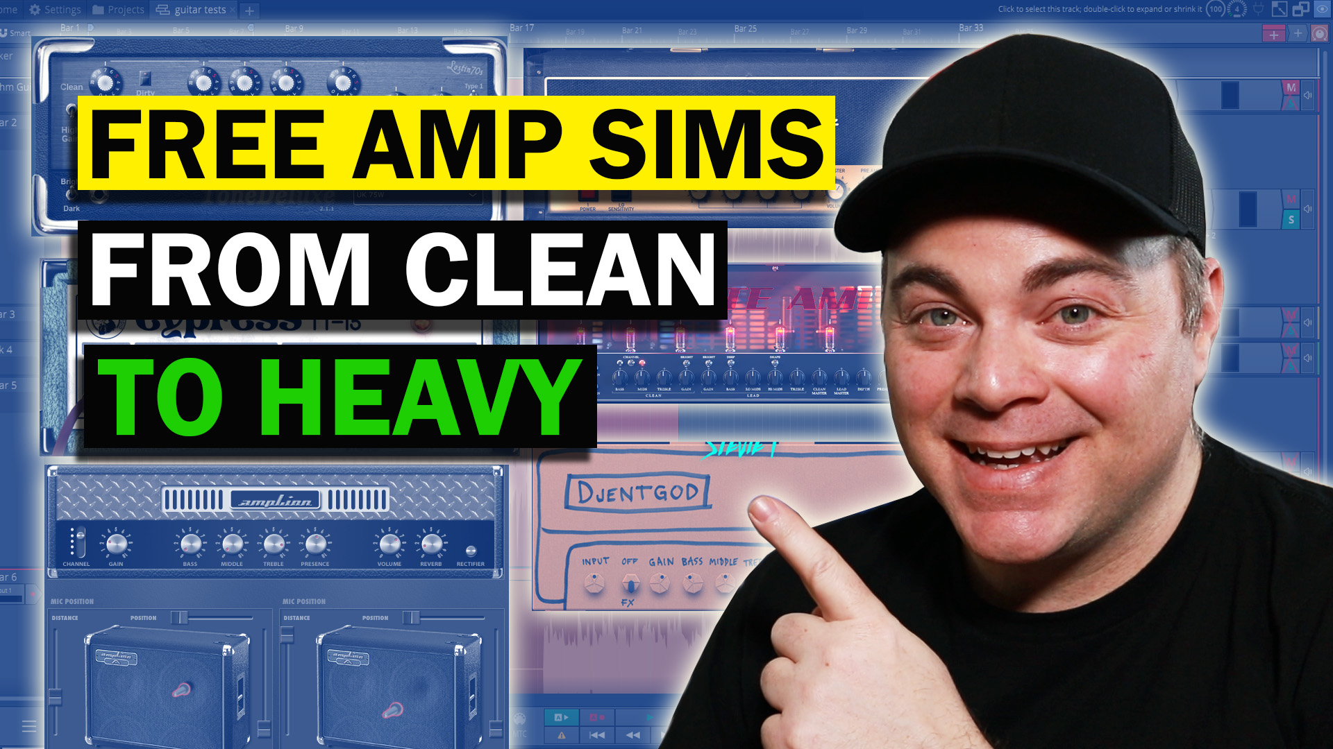 7 of the Best Free Guitar Amp Sim Plugins 2021 Audio Tech TV